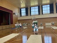 体育の授業中の様子